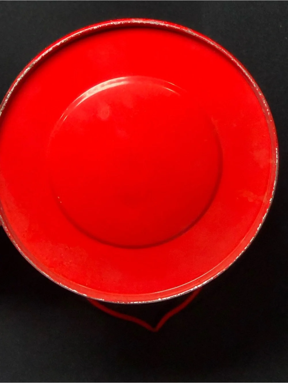 Vintage Winged Wheel No. 350 Red Oil Kerosene Lamp Lantern 7
